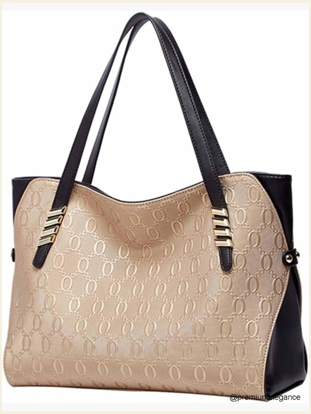 Genuine Leather Large Tote Bag with Pockets - Soft Fashion Handbag